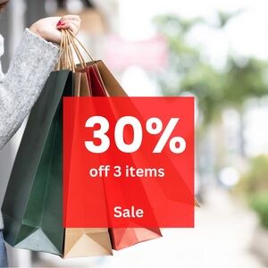30% Off 3 Items Sale